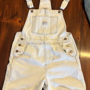 Levi Pinstripe short overalls